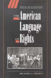 The American Language of Rights