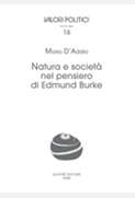 Natura e societa' nel pensiero di Edmund Burke