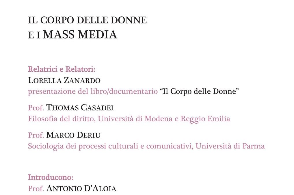 Il Corpo delle donne e i mass media