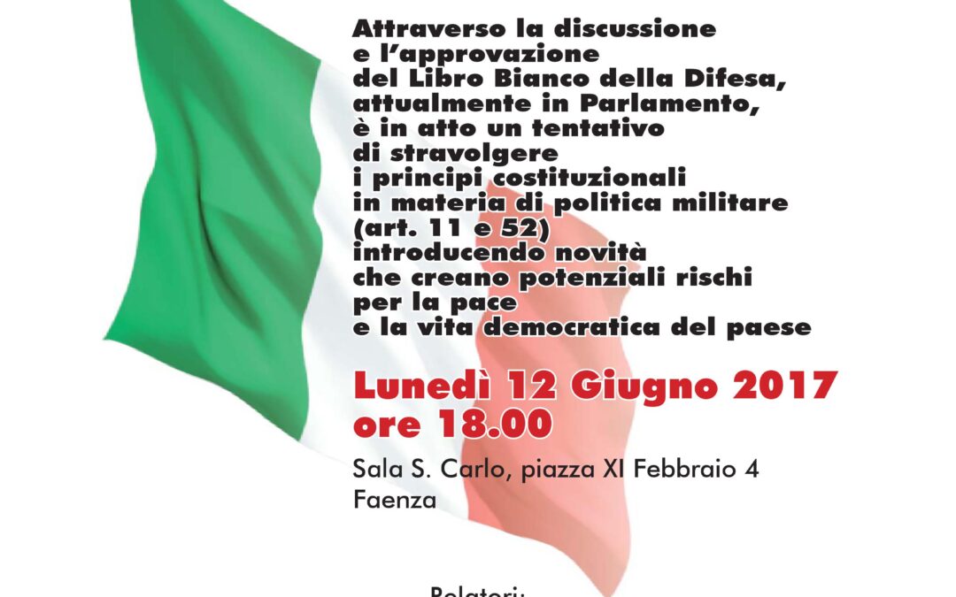 Conferenza sul Libro Bianco della Difesa