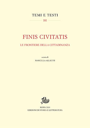 Finis civitatis. Le frontiere della cittadinanza