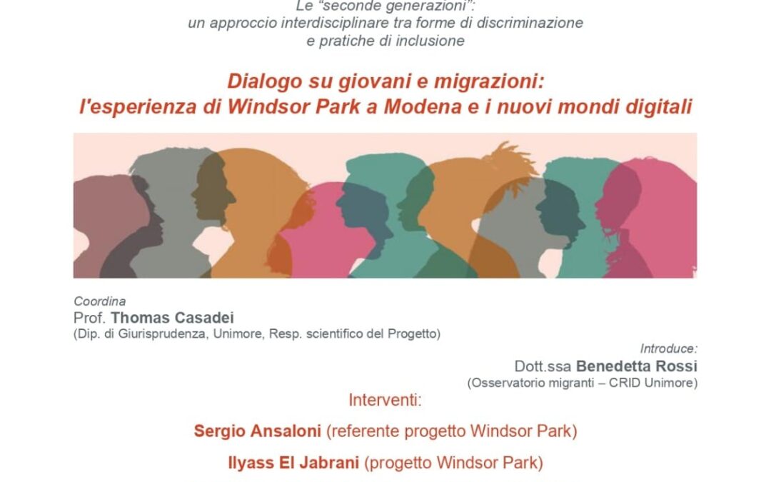 Dialogo su giovani e migrazioni: l’esperienza di Windsor Park a Modena e i nuovi mondi digitali