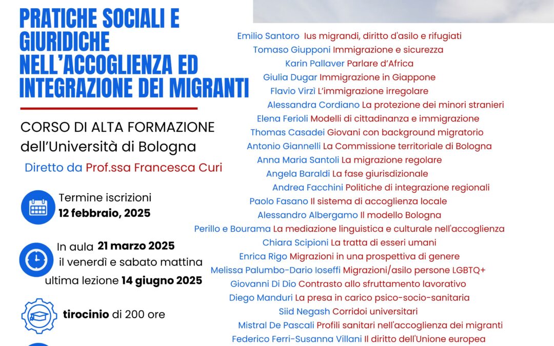 Pratiche sociali e giuridiche nell’accoglienza e integrazione dei migranti